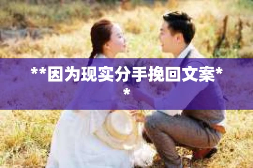 **因为现实分手挽回文案**