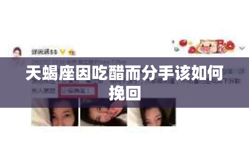 天蝎座因吃醋而分手该如何挽回