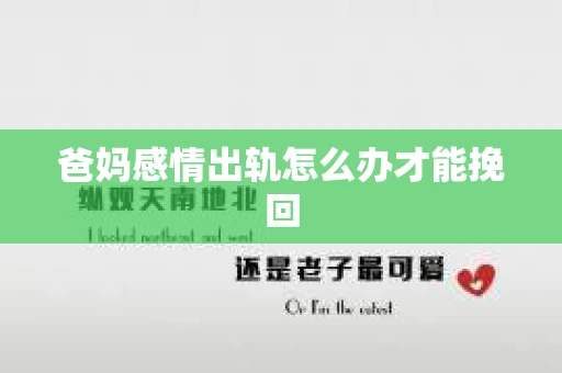 爸妈感情出轨怎么办才能挽回
