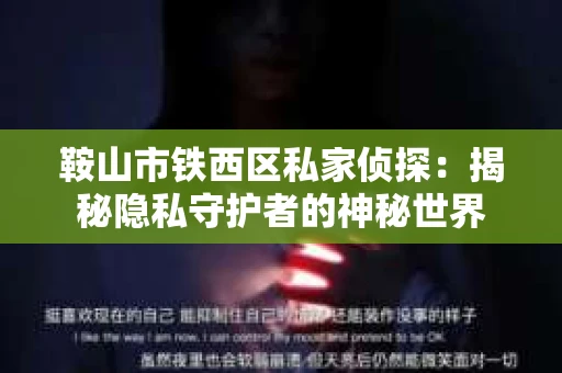 鞍山市铁西区私家侦探：揭秘隐私守护者的神秘世界