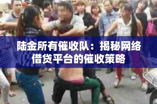 陆金所有催收队：揭秘网络借贷平台的催收策略