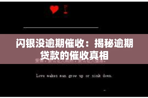 闪银没逾期催收：揭秘逾期贷款的催收真相