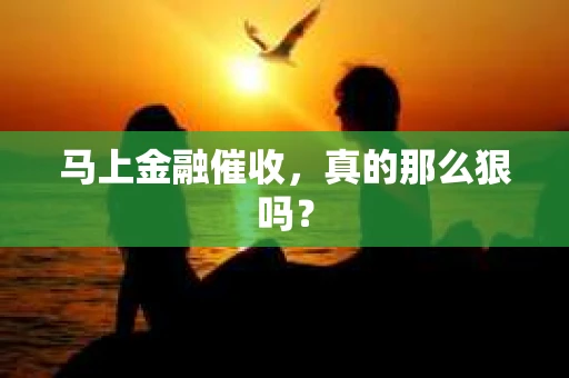马上金融催收，真的那么狠吗？