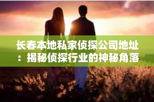 长春本地私家侦探公司地址：揭秘侦探行业的神秘角落
