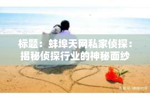 标题：蚌埠天网私家侦探：揭秘侦探行业的神秘面纱